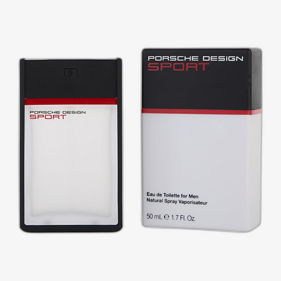 Крупный план флакона Porsche Design Sport EDT