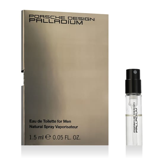 Close-up image of the Porsche Palladium EDT fragrance bottle