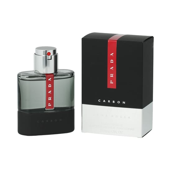 Elegant bottle of Prada Luna Rossa Carbon EDT