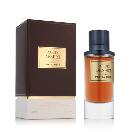 Originaalpakend Prive Zarah Aoud Desert EDP Prive zarah aoud desert edp parfüümi pudel lähedalt