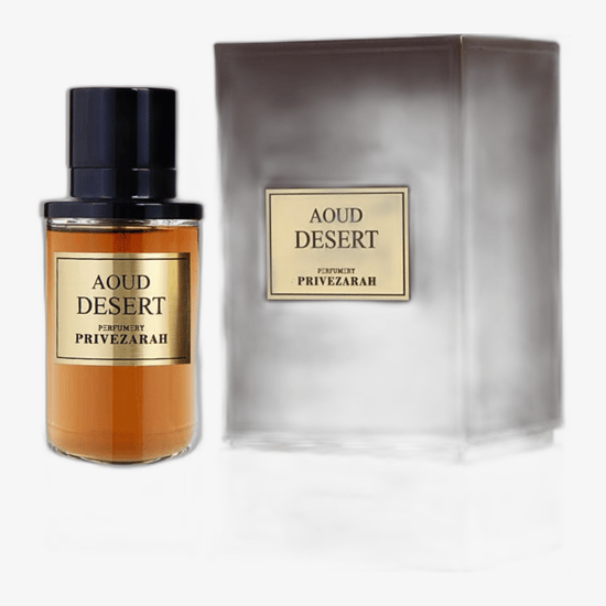 Originaalpakend Prive Zarah Aoud Desert EDP Prive Zarah Aoud Desert EDP pudel lähedalt