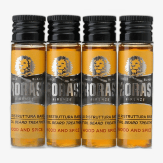 Proraso Wood and Spice Hot Beard Treatment Oil 4 x Packaging