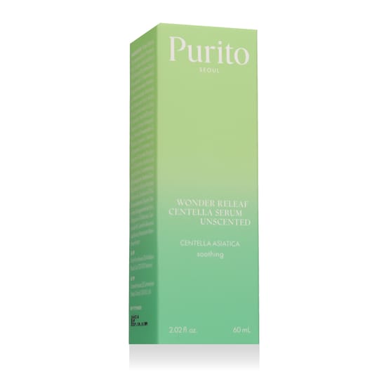 Purito Wonder Releaf Centella Unscented Serum in packaging
