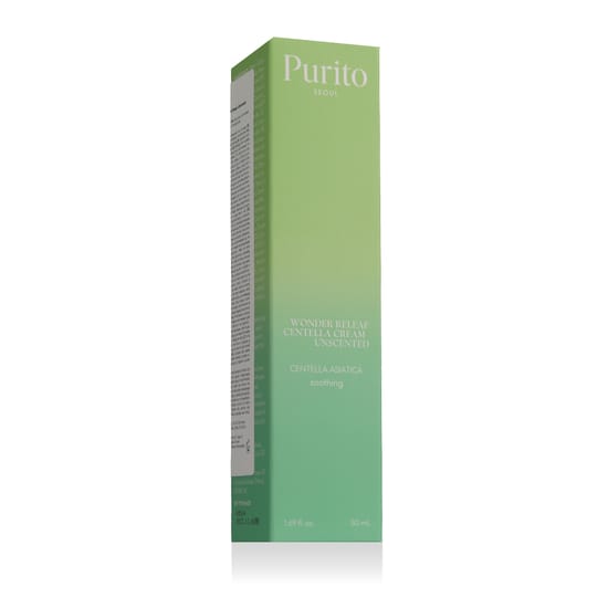 Крем Purito Wonder Releaf Centella Unscented в баночке Упаковка крема Purito Wonder Releaf Centella Unscented