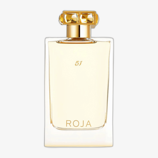Флакон парфюма Roja Parfums 51 Pour Femme EDP 75 мл — сияющий элегантный дизайн