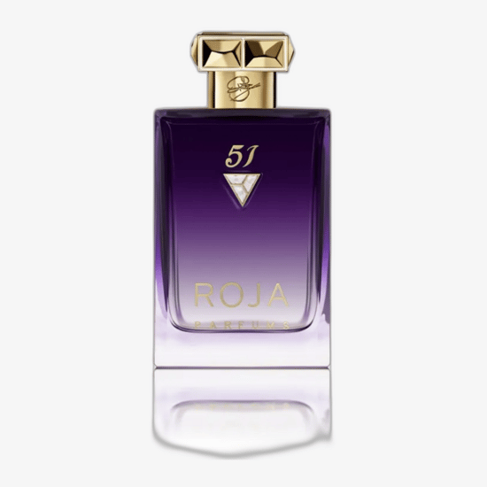 Elegant flacon of Roja Parfums 51 Pour Femme Parfum highlighting its refined design