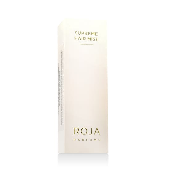 Detail view of Roja Parfums Taif Aoud Hair Mist packaging Elegant presentation of Roja Parfums Taif Aoud Hair Mist bottle