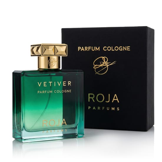 Original Roja Parfums Vetiver EDP packaging Bottle of Roja Parfums Vetiver EDP showcasing its luxury design