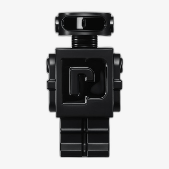 Close-up of Rabanne Phantom Parfum bottle