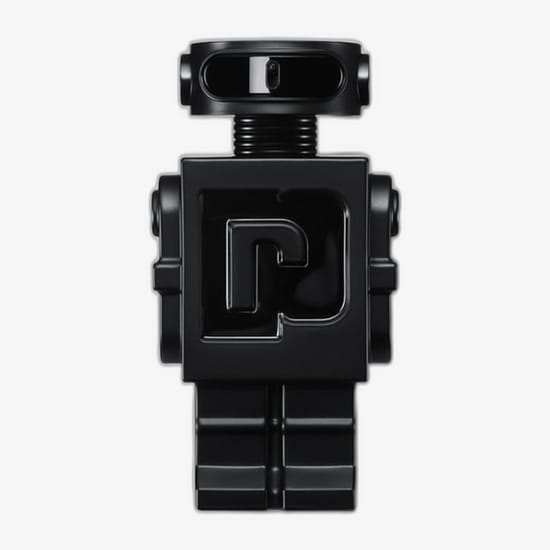 Refined look of Rabanne Phantom Parfum bottle with sleek design