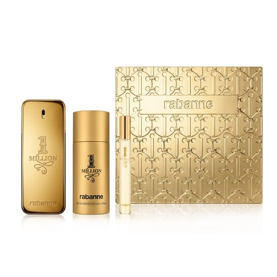 Подарочный набор Rabanne 1 Million EDT с мини-версией и дезодорантом