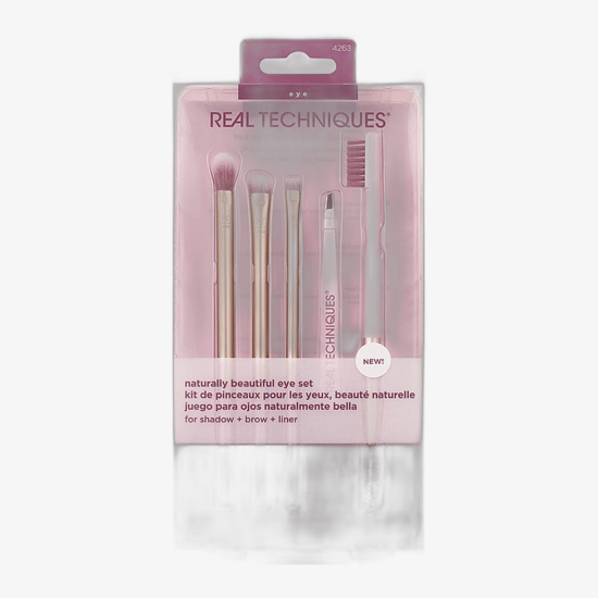 Kosmeetilised tööriistad Real Techniques Naturally Beautiful Eye Set Real Techniques Naturally Beautiful Eye Set silmade komplekt pakendis