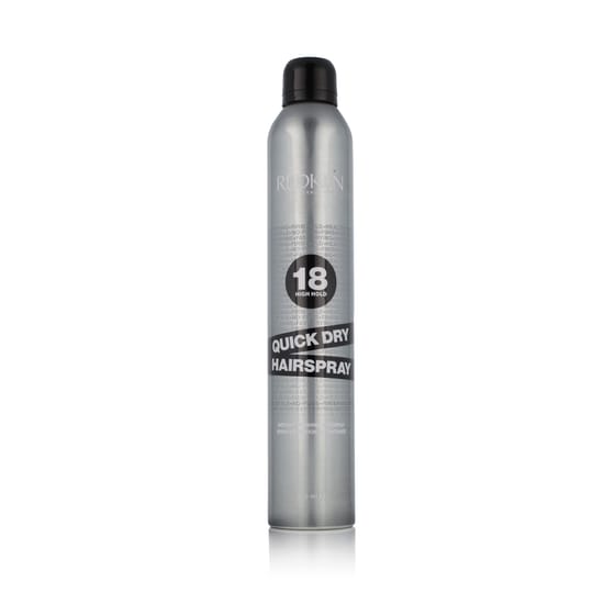 Bottle of Redken Quick Dry Hairspray