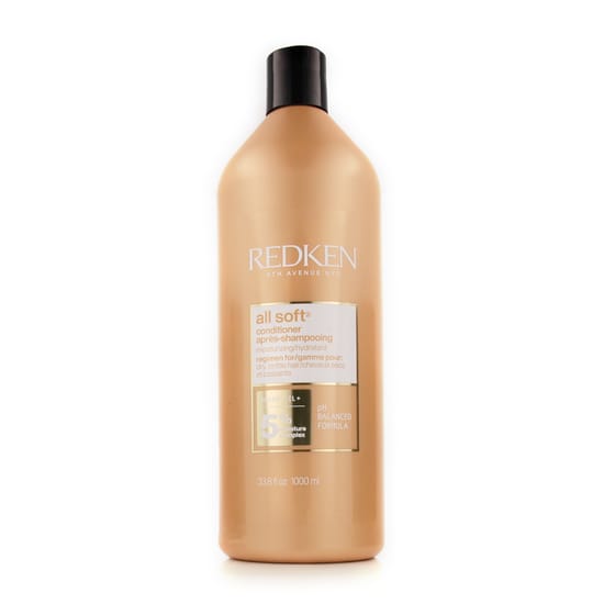 Bottle of Redken All Soft Conditioner 1000 ml