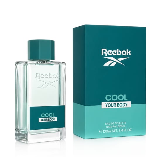 Originaalpakend Reebok Cool Your Body EDT Reebok Cool Your Body EDT pudeli lähedalt vaade
