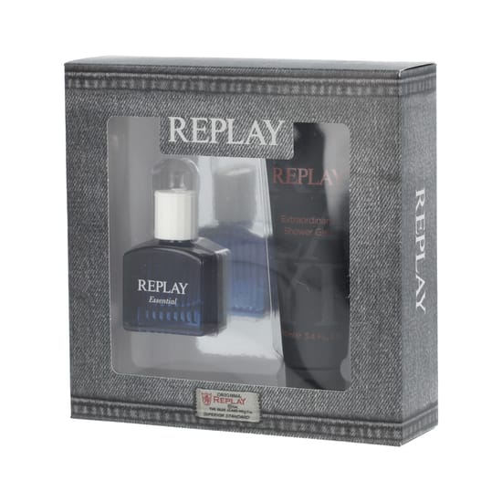 Replay Essential for Him EDT 30 ml and SG 100 ml set