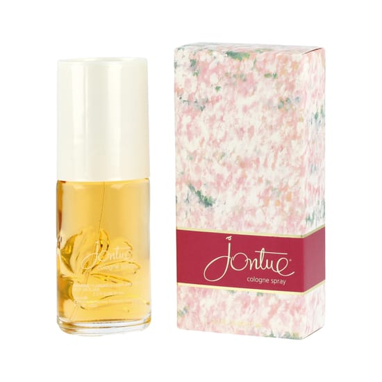 Close-up of Revlon Jontue EDT perfume bottle