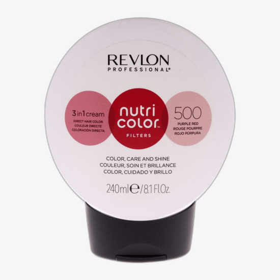 Revlon Professional Nutri Color Filters Color (500 Purple Red) bottle for hair care