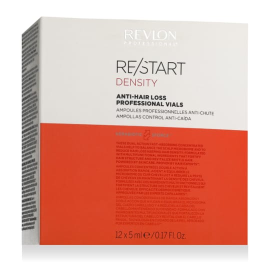 Revlon professional restart density anti-hair loss vials packaging