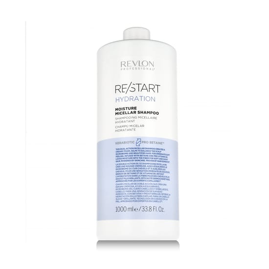 Revlon Professional Restart Hydration Moisture Micellar Shampoo Bottle