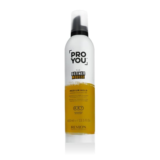 Revlon Professional Pro You The Definer Mousse – крупный план мусса для волос в фирменной упаковке