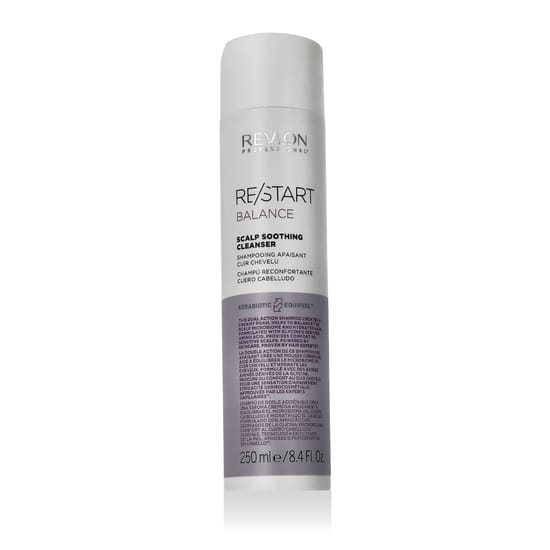 бутылка успокаивающего шампуня Revlon Professional Restart Balance для кожи головы