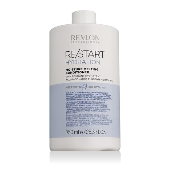 Revlon Professional Restart Hydration Moisture Melting Conditioner bottle, unisex hydrating hair conditioner