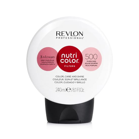 Revlon Professional Nutri Color Filters Color (500 Purple Red) bottle for hair care