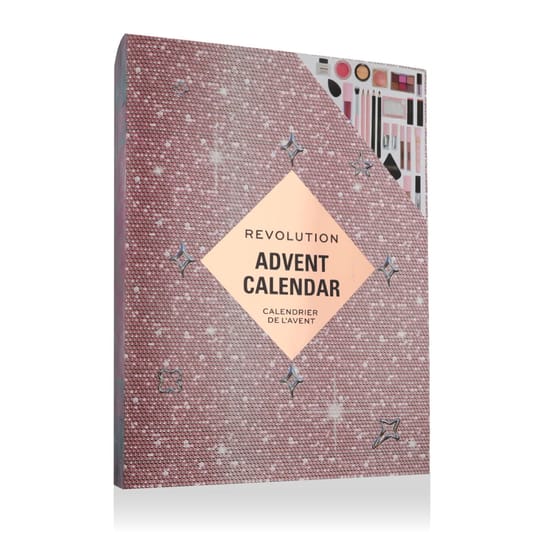 Revolution advent calendar showcasing festive beauty products