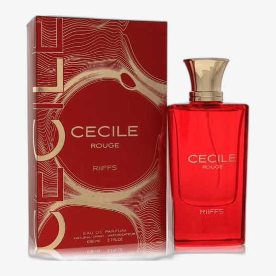 Бутылка riiffs cecile rouge edp крупным планом
