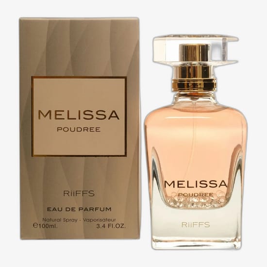Оригинальная упаковка Riiffs Melissa Poudree EDP Бутылка Riiffs Melissa Poudree EDP крупным планом