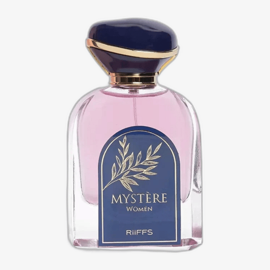 Оригинальная упаковка Riiffs Mystère EDP Бутылка парфюма Riiffs Mystère EDP вблизи