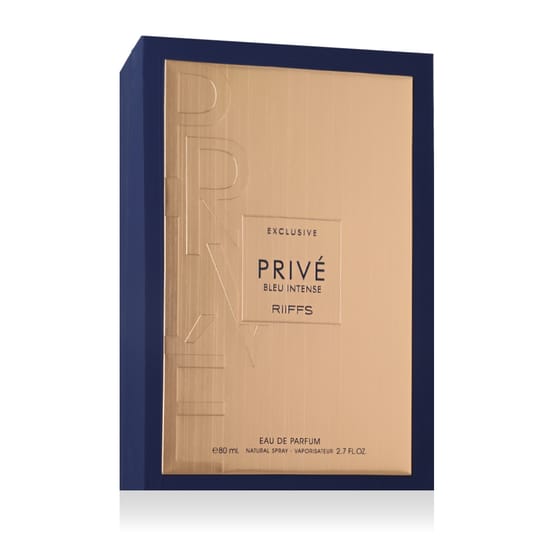 Оригинальная упаковка Riiffs Exclusive Privé Bleu Intense EDP Элегантный флакон Riiffs Exclusive Privé Bleu Intense EDP