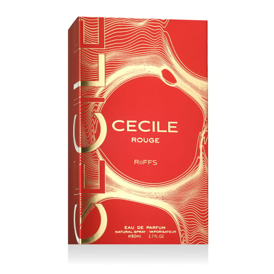 Бутылка riiffs cecile rouge edp крупным планом