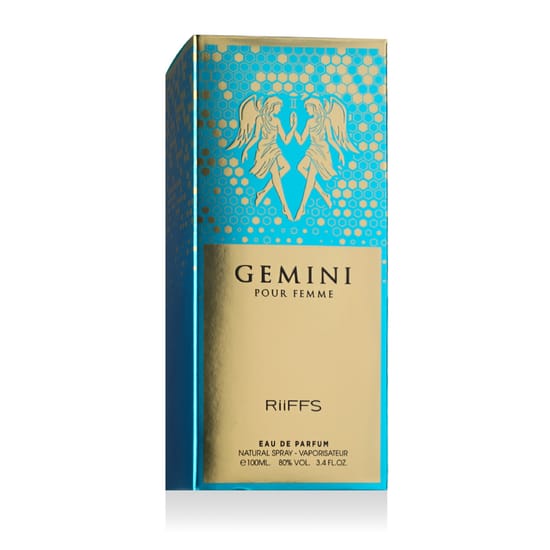 Оригинальная упаковка и флакон Riiffs Gemini Pour Femme EDP Флакон Riiffs Gemini Pour Femme EDP – женственный цветочный парфюм