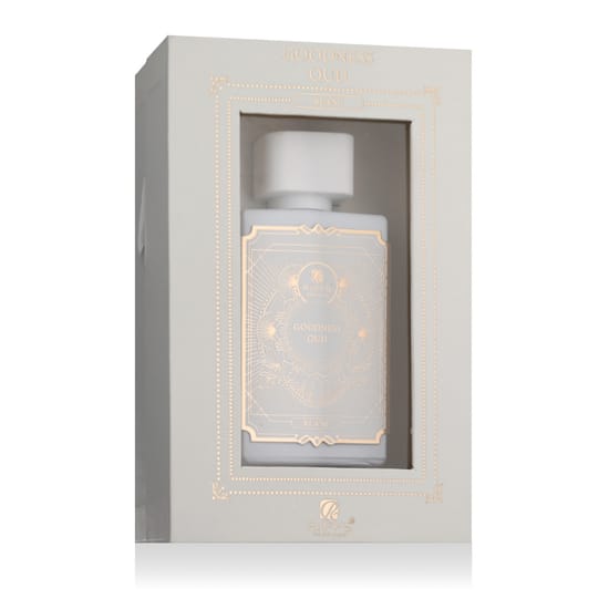 Original packaging of riiffs goodness oud blanc edp Elegant bottle of riiffs goodness oud blanc edp