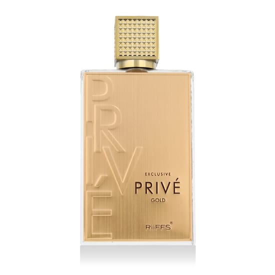 Riiffs prive gold edp pudel lähedalt