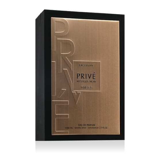 Elegant bottle of riiffs exclusive privé mystique noir edp