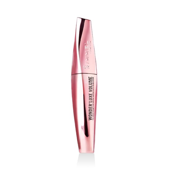 Крупный план тубы туши Rimmel London Wonder'Luxe Volume Mascara (001 Black)