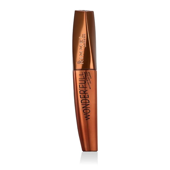 Крупный план туши для ресниц Rimmel London Wonder Full с аргановым маслом, черный оттенок