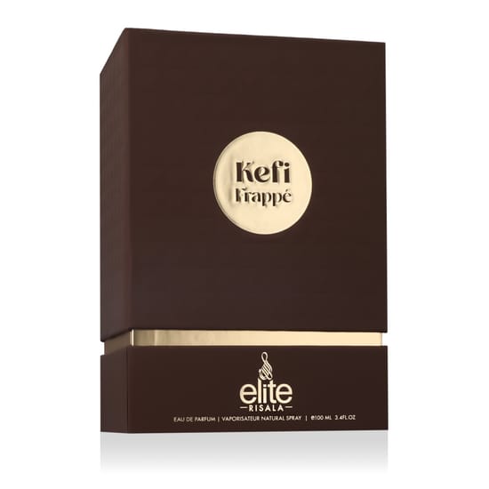 Оригинальная упаковка Risala Elite Kefi Frappe EDP Изящный флакон Risala Elite Kefi Frappe EDP