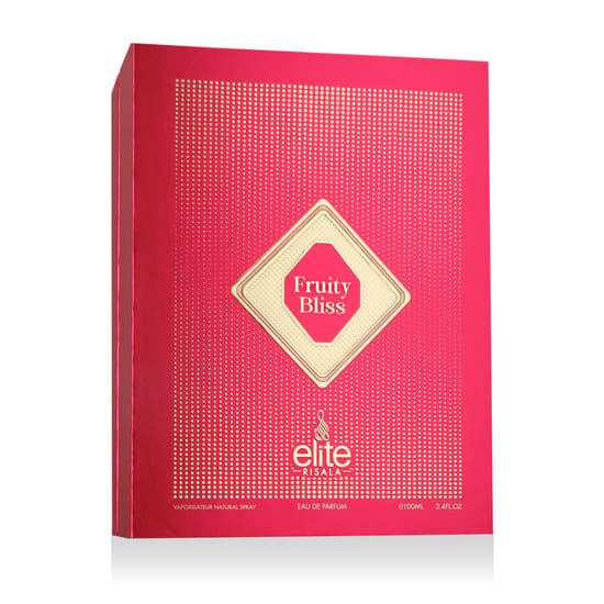 Risala Elite Fruity Bliss EDP pudeli lähedalt foto