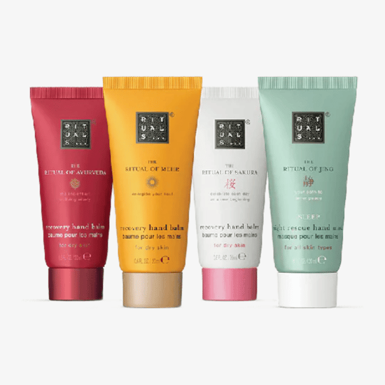 Rituals hand care set 4 x 20 ml in elegant packaging