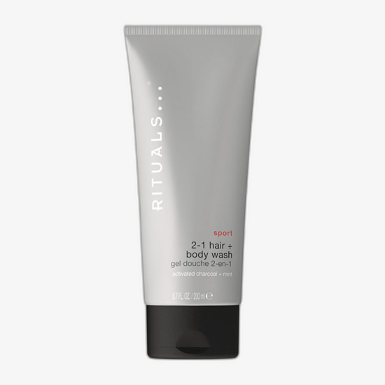 Rituals Sport 2-in-1 Shampoo + Body Wash Bottle – Minimalist, Unisex Packaging