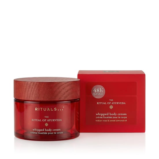 Rituals The Ritual of Ayurveda 48h Hydration Whipped Body Cream in a luxurious jar