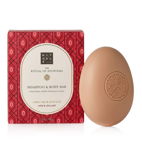 Rituals The Ritual of Ayurveda Shampoo and Body Bar in packaging