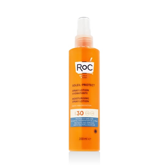 RoC High Protection Moisturising Spray Lotion SPF 30 – Bottle Display