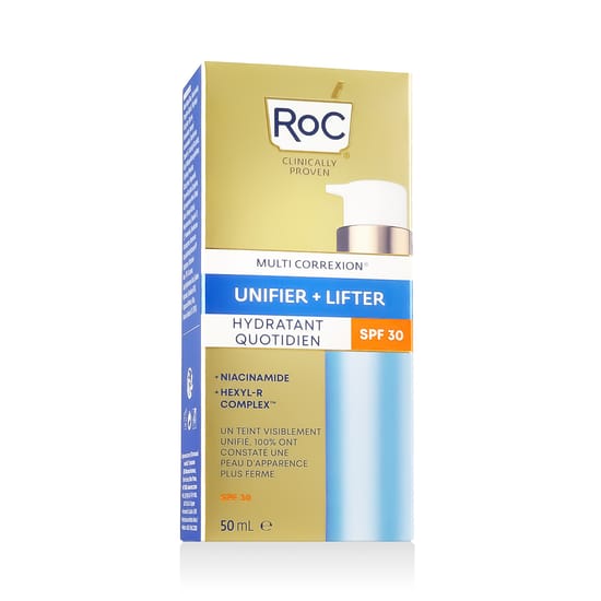 Флакон дневного крема RoC Multi Correxion® Even Tone + Lift SPF 30 для сияющей и защищённой кожи