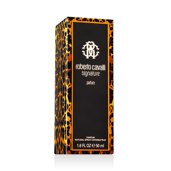 Sophisticated bottle of Roberto Cavalli Signature Parfum
