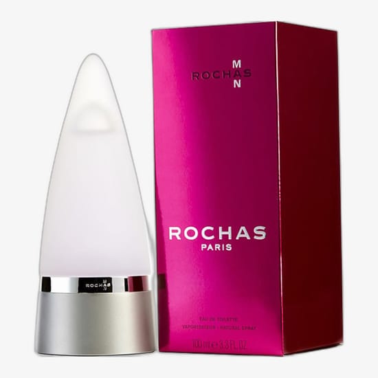 Флаконы Rochas Rochas Man EDT, демонстрирующие аромат